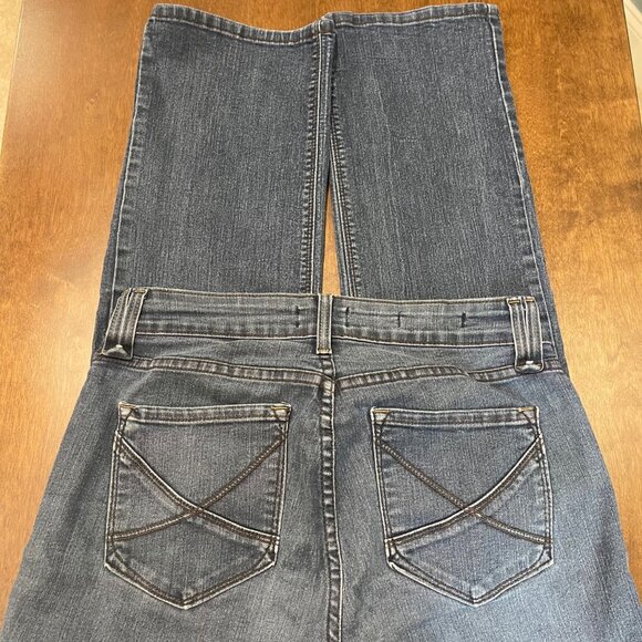 NYDJ Marilyn Straight Jeans Women's Size 6 Embroidered Back Pockets Mid Rise - Picture 5 of 11